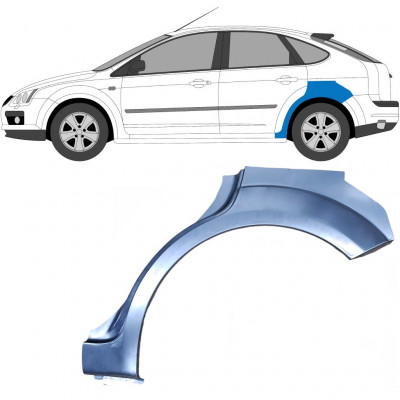 Pannello di riparazione parafango posteriore per Ford Focus 2004-2010 / Sinistra 5454