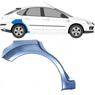 Pannello di riparazione parafango posteriore per Ford Focus 2004-2010 / Destra 5453
