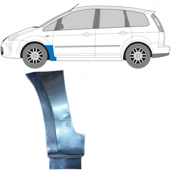 Pannello di riparazione parafango anteriore per Ford C-MAX 2007-2010 / Sinistra 6607