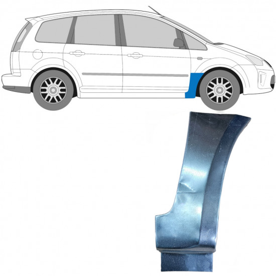 Pannello di riparazione parafango anteriore per Ford C-MAX 2007-2010 / Destra 6606