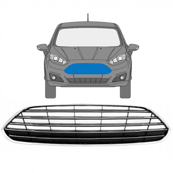 Griglia per Ford Fiesta 2008-2017 8976