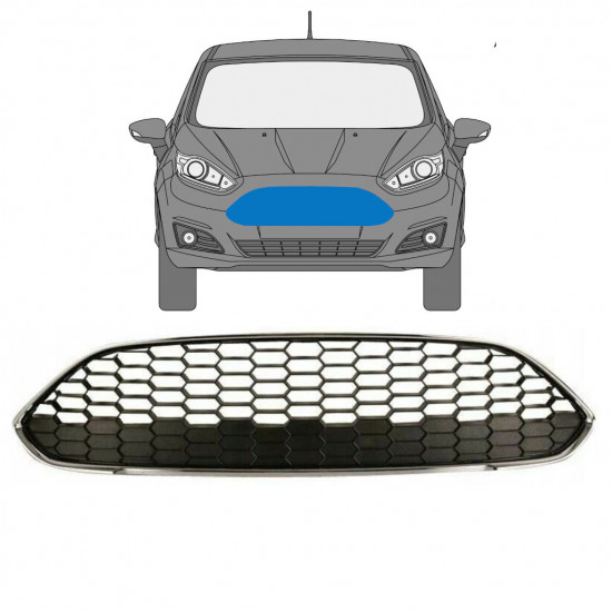 Griglia per Ford Fiesta 2008-2017 9318