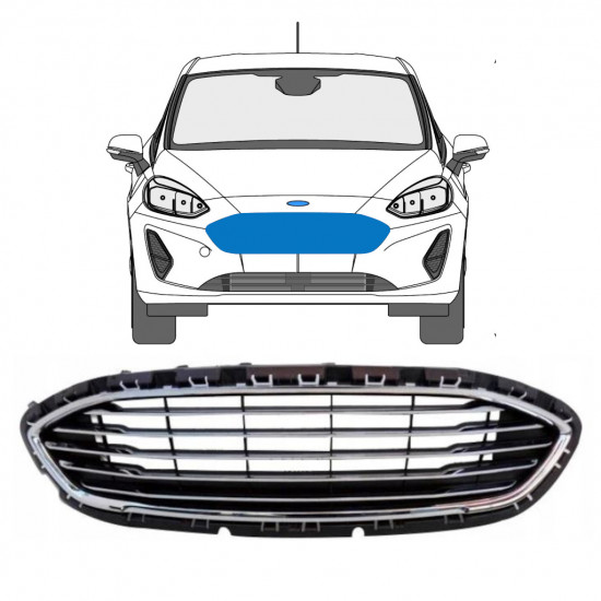 Griglia per Ford Fiesta 2017-2023 7533