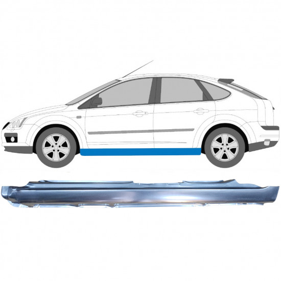 Sottoporta Lamiera Completo per Ford Focus 2004-2010 / Sinistra 6587