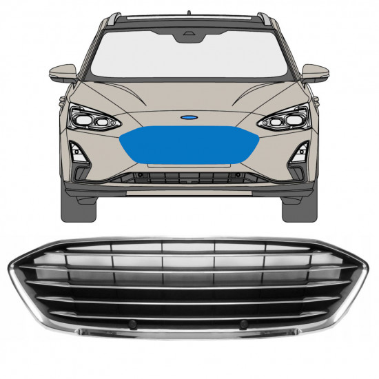 Griglia per Ford Focus 2018-2021 7534