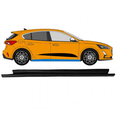 Modanatura sottoporta per Ford Focus 2018-2021 / Destra 7719
