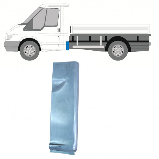 Lamiera di riparazione dell'angolo posteriore per Ford Transit 2000-2013 / Sinistra 8232
