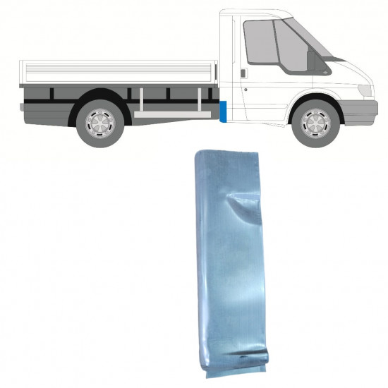 Lamiera di riparazione dell'angolo posteriore per Ford Transit 2000-2013 / Destra 8231