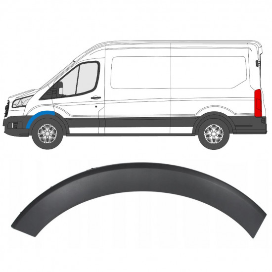 Modanatura parafango anteriore per Ford Transit 2014- / Sinistra 8236
