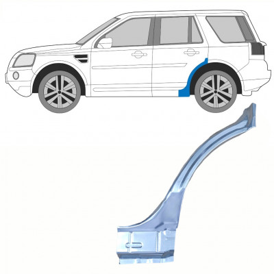 Pannello di riparazione parafango posteriore per Land Rover Freelander 2006-2016 / Sinistra 8964