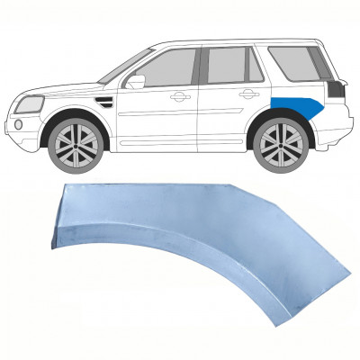 Pannello di riparazione sezione superiore parafango posteriore per Land Rover Freelander 2006-2016 / Sinistra 8962