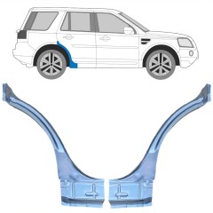 Pannello di riparazione parafango posteriore per Land Rover Freelander 2006-2016 / Sinistra+Destra / Set 10659