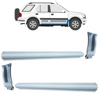 Pannello di riparazione sottoporta e parafango anteriore per Opel Frontera B 1999-2002 / Set 11160
