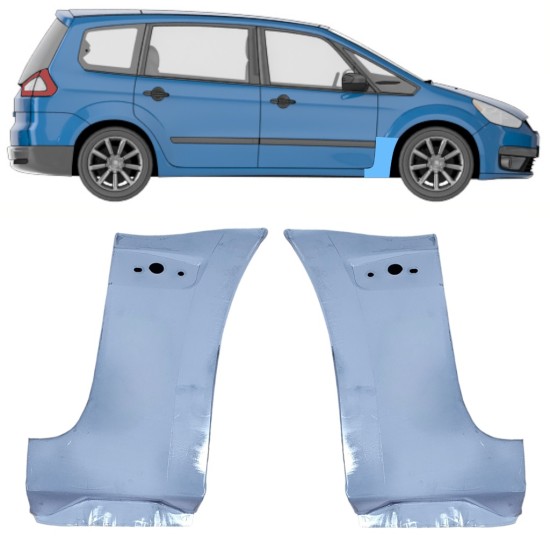 Pannello di riparazione parafango anteriore per Ford Galaxy 2006-2015 / Sinistra+Destra 16180