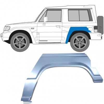 Pannello di riparazione parafango posteriore per Hyundai Galloper 1991-2003 / Sinistra 6657