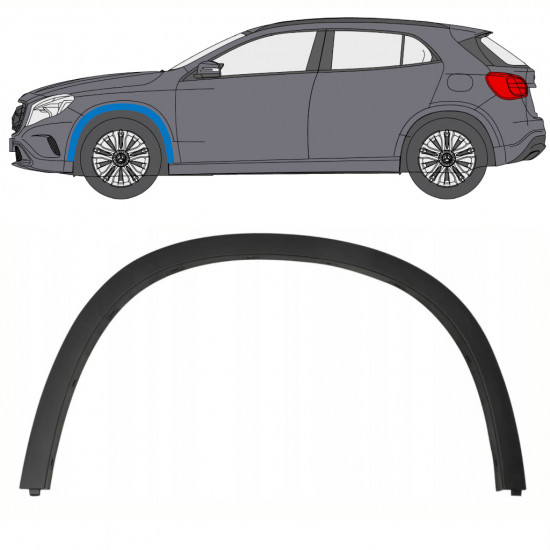 Modanatura parafango anteriore per Mercedes GLA-Class X156 2013-2019 / Sinistra 8344