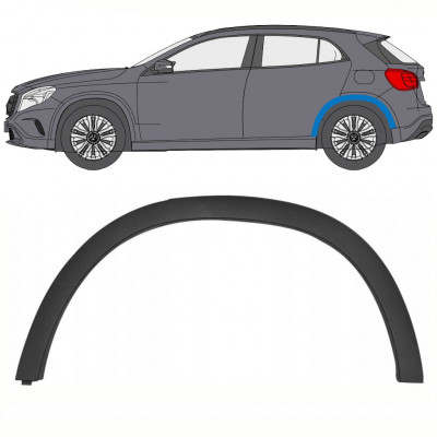 Modanatura laterale parafango posteriore per Mercedes GLA-Class X156 2013-2019 / Sinistra 8346