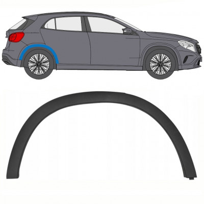 Modanatura laterale parafango posteriore per Mercedes GLA-Class X156 2013-2019 / Destra 8345