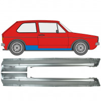 Sottoporta Lamiera Completo per Volkswagen Golf 1 1974-1985 / Sinistra+Destra / Set 9859