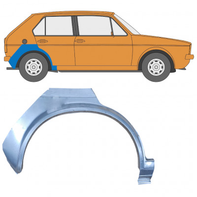 Pannello di riparazione parafango posteriore per Volkswagen Golf 1 1974-1985 / Destra 7347