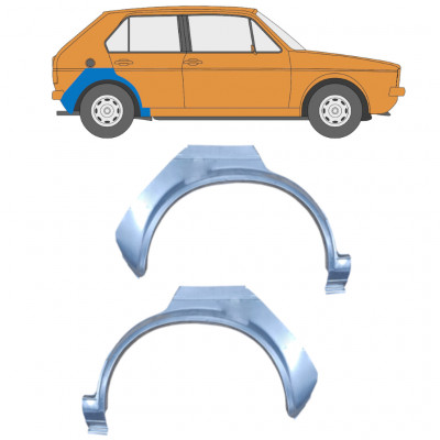 Pannello di riparazione parafango posteriore per Volkswagen Golf 1 1974-1985 / Sinistra+Destra / Set 12505