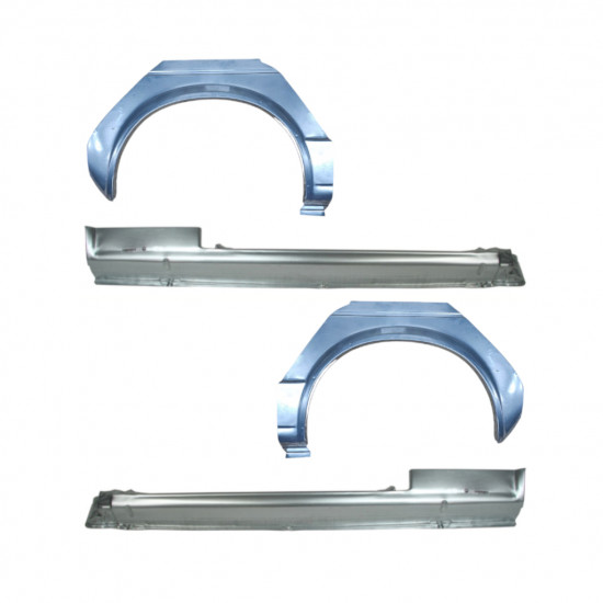 Pannello di riparazione sottoporta e parafango posteriore per Volkswagen Golf 1 1974-1985 / CABRIO / Set 12579