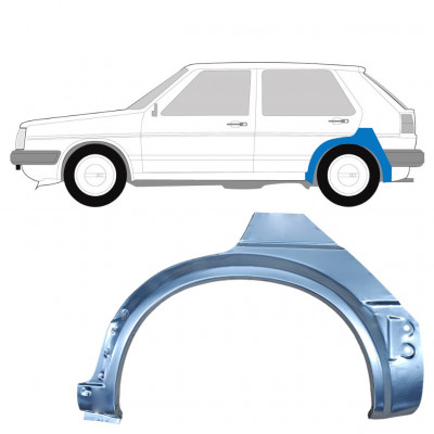 Pannello di riparazione parafango posteriore per Volkswagen Golf 2 1982-1992 / Sinistra 7247
