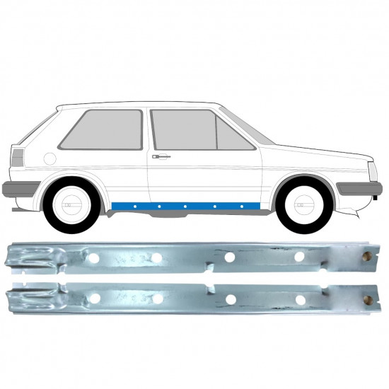 Sottoporta interno per Volkswagen Golf 2 1982-1992 / Sinistra+Destra / Set 11027