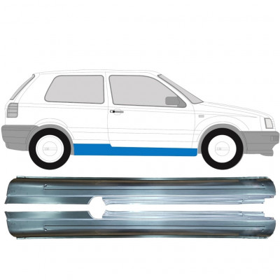 Sottoporta Lamiera Completo per Volkswagen Golf 3 1991-1998 / Sinistra+Destra / Set 9291