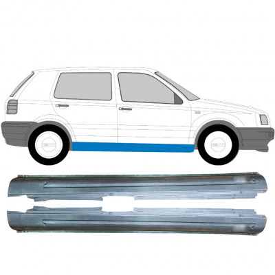 Sottoporta Lamiera Completo per Volkswagen Golf 3 1991-1998 / Sinistra+Destra / Set 9292