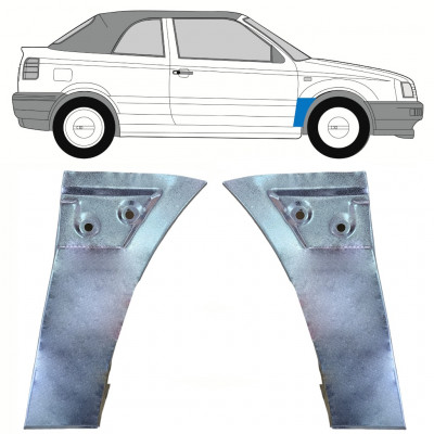 Pannello di riparazione parafango anteriore per Volkswagen Golf 3 1991-1998 / Sinistra+Destra / CABRIO / Set 10199