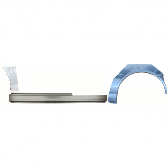 Pannello di riparazione sottoporta + parafango anteriore + posteriore per Volkswagen Golf 3 1991-1998 / Sinistra / CABRIO / Set 12568
