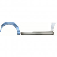 Pannello di riparazione sottoporta + parafango anteriore + posteriore per Volkswagen Golf 3 1991-1998 / Destra / CABRIO / Set 12566