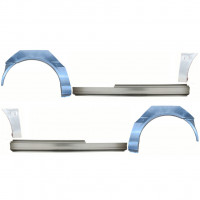 Pannello di riparazione sottoporta + parafango anteriore + posteriore per Volkswagen Golf 3 1991-1998 / CABRIO / Set 12569