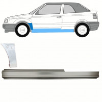 Pannello di riparazione sottoporta e parafango anteriore per Volkswagen Golf 3 1991-1998 / Sinistra / CABRIO / Set 10201