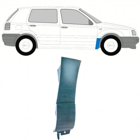 Pannello di riparazione parafango anteriore per Volkswagen Golf 3 1991-1998 / Destra 12976
