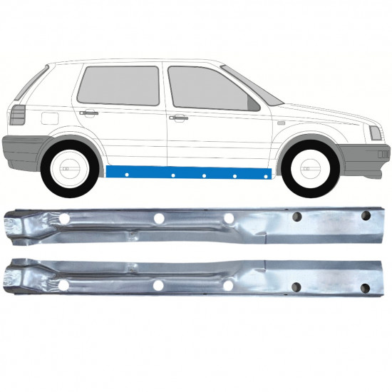 Sottoporta interno per Volkswagen Golf 3 1991-1998 / Sinistra+Destra / Set 12509
