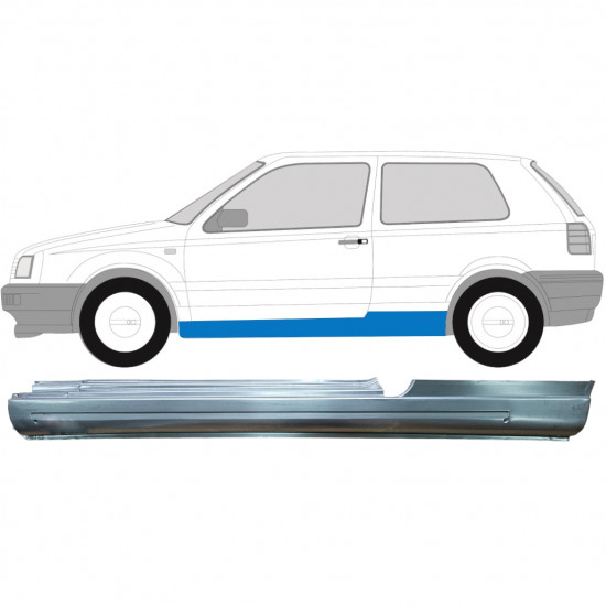 Sottoporta Lamiera Completo per Volkswagen Golf 3 1991-1998 / Sinistra 7092