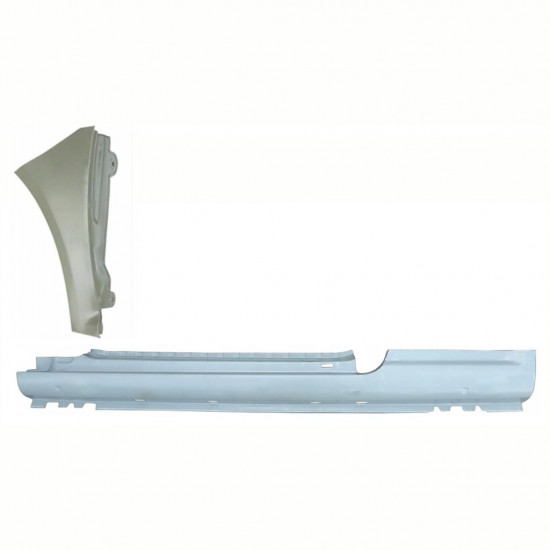 Lamiera di riparazione sottoporta completo e parafango anteriore per Volkswagen Golf 4 1997-2006 / Sinistra / Set 8732