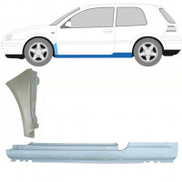 Lamiera di riparazione sottoporta completo e parafango anteriore per Volkswagen Golf 4 1997-2006 / Sinistra / Set 8732