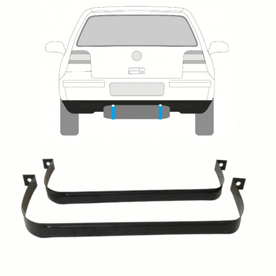 Cinghie serbatoio carburante per Volkswagen Golf 4 1997-2006 10165