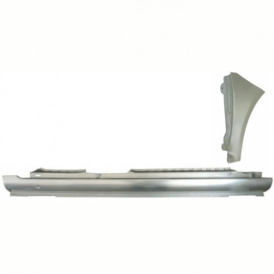 Lamiera di riparazione sottoporta completo e parafango anteriore per Volkswagen Golf 4 1997-2006 / Destra / Set 8727