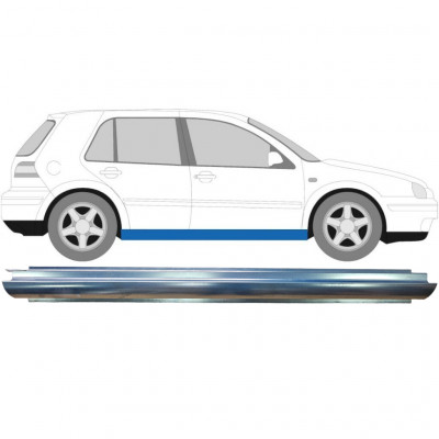 Pannello di riparazione sottoporta lamiera per Volkswagen Golf 4 1997-2006 / Sinistra = Destra (simmetrico) 8849