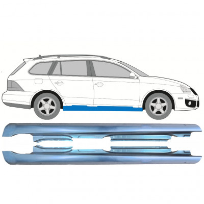Sottoporta Lamiera Completo per Volkswagen Golf 5 Variant 2007-2010 / Sinistra+Destra / Set 10011