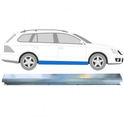 Pannello di riparazione sottoporta lamiera per Volkswagen Golf 5 Variant 2007-2010 / Sinistra = Destra (simmetrico) / COMBI 7084