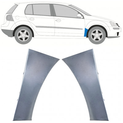 Pannello di riparazione parafango anteriore per Volkswagen Golf 5 2003-2009 / Sinistra / Destra / Set 12756