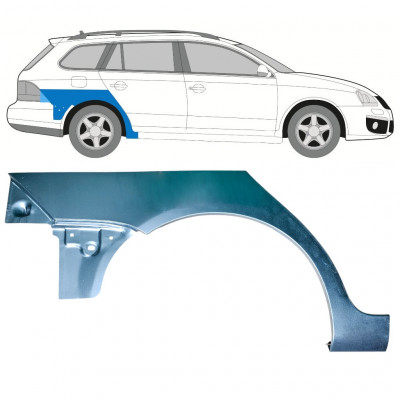 Pannello di riparazione parafango posteriore per Volkswagen Golf 5 Variant 2007-2010 / Destra 12905