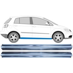 Pannello di riparazione sottoporta lamiera per Volkswagen Golf Plus 2005-2013 / Sinistra+Destra / Set 11927