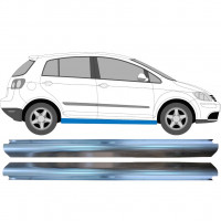 Pannello di riparazione sottoporta lamiera per Volkswagen Golf Plus 2005-2013 / Sinistra = Destra (simmetrico) / Set 10484