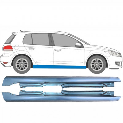 Sottoporta Lamiera Completo per Volkswagen Golf 6 2008-2013 / Sinistra+Destra / Set 9299